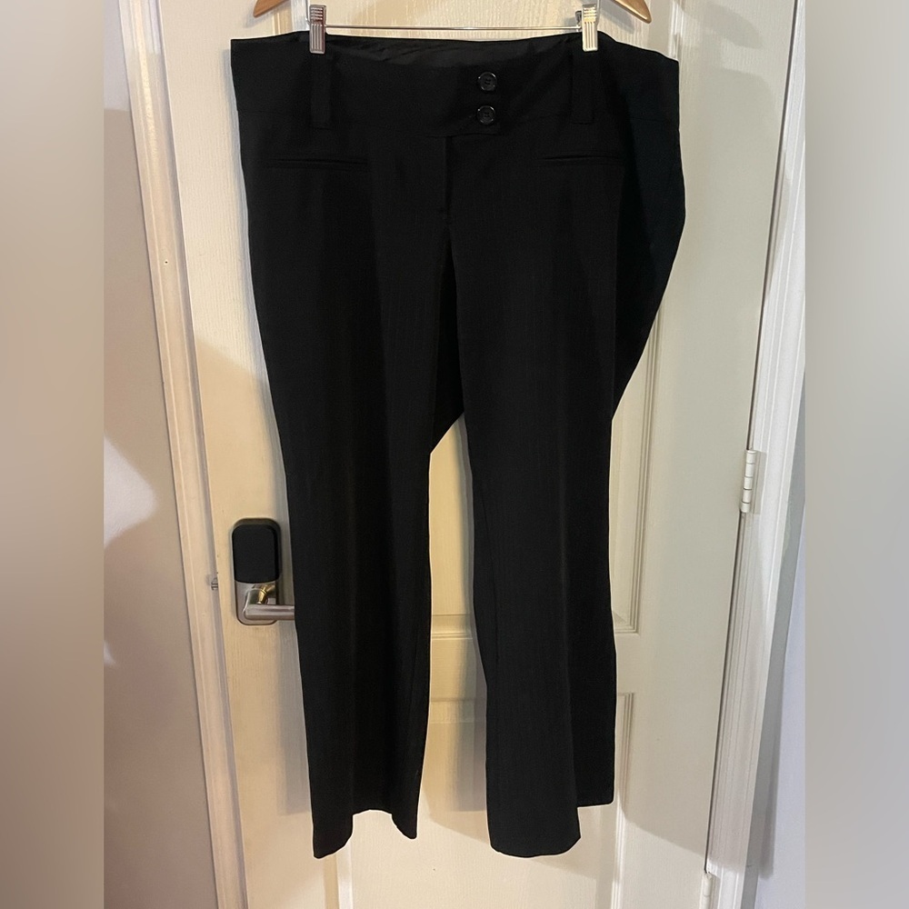 Vintage Y2K HeartSoul Women's Black Low Rise Flare Pants